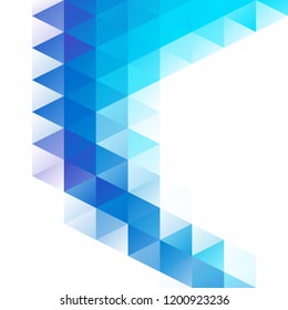 Blue Grid Mosaic Background, Creative Design Templates