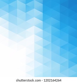 Blue Grid Mosaic Background, Creative Design Templates