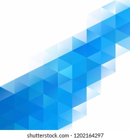 Blue Grid Mosaic Background, Creative Design Templates