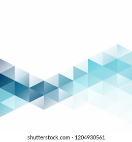 Blue Grid Mosaic Background, Creative Design Templates
