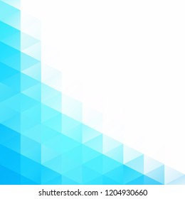 Blue Grid Mosaic Background, Creative Design Templates