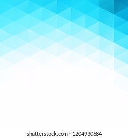 Blue Grid Mosaic Background, Creative Design Templates