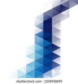 Blue Grid Mosaic Background, Creative Design Templates