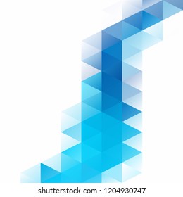 Blue Grid Mosaic Background, Creative Design Templates