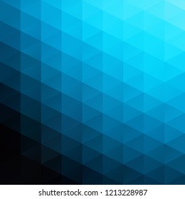 Blue Grid Mosaic Background, Creative Design Templates