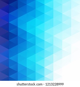 Blue Grid Mosaic Background, Creative Design Templates