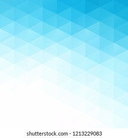 Blue Grid Mosaic Background, Creative Design Templates