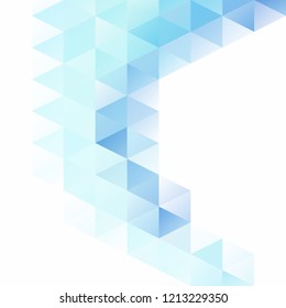 Blue Grid Mosaic Background, Creative Design Templates