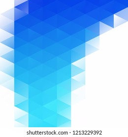 Blue Grid Mosaic Background, Creative Design Templates