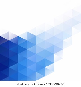 Blue Grid Mosaic Background, Creative Design Templates