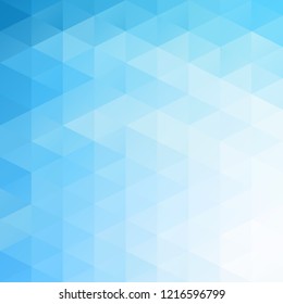 Blue Grid Mosaic Background, Creative Design Templates
