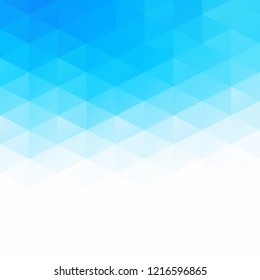 Blue Grid Mosaic Background, Creative Design Templates