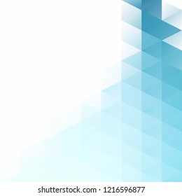 Blue Grid Mosaic Background, Creative Design Templates