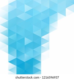 Blue Grid Mosaic Background, Creative Design Templates