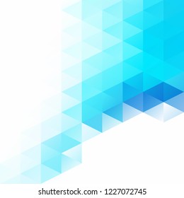Blue Grid Mosaic Background, Creative Design Templates