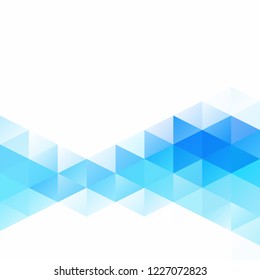 Blue Grid Mosaic Background, Creative Design Templates