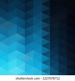 Blue Grid Mosaic Background, Creative Design Templates