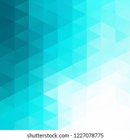 Blue Grid Mosaic Background, Creative Design Templates
