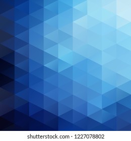 Blue Grid Mosaic Background, Creative Design Templates