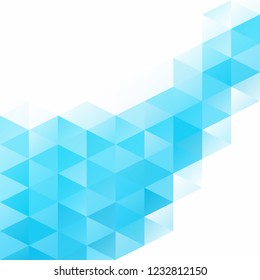 Blue Grid Mosaic Background, Creative Design Templates