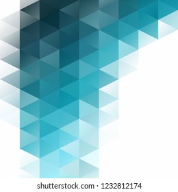 Blue Grid Mosaic Background, Creative Design Templates