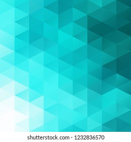 Blue Grid Mosaic Background, Creative Design Templates