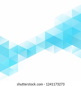 Blue Grid Mosaic Background, Creative Design Templates