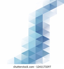 Blue Grid Mosaic Background, Creative Design Templates