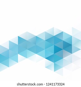Blue Grid Mosaic Background, Creative Design Templates