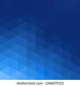 Blue Grid Mosaic Background, Creative Design Templates