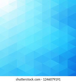 Blue Grid Mosaic Background, Creative Design Templates