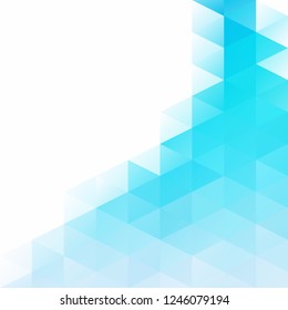 Blue Grid Mosaic Background, Creative Design Templates