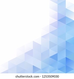 Blue Grid Mosaic Background, Creative Design Templates