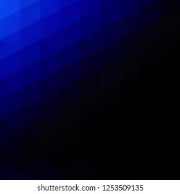 Blue Grid Mosaic Background, Creative Design Templates