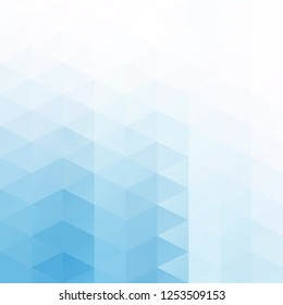 Blue Grid Mosaic Background, Creative Design Templates