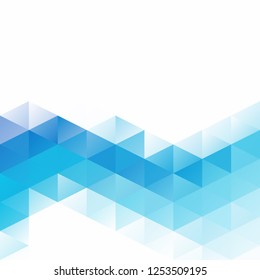 Blue Grid Mosaic Background, Creative Design Templates