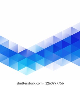 Blue Grid Mosaic Background, Creative Design Templates