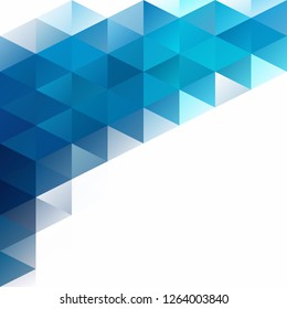 Blue Grid Mosaic Background, Creative Design Templates