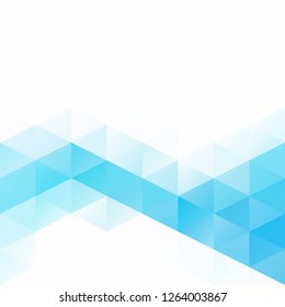 Blue Grid Mosaic Background, Creative Design Templates