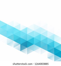 Blue Grid Mosaic Background, Creative Design Templates