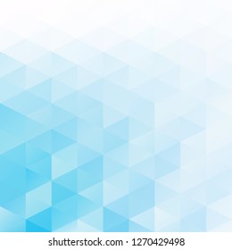 Blue Grid Mosaic Background, Creative Design Templates