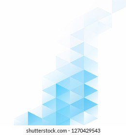 Blue Grid Mosaic Background, Creative Design Templates