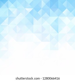 Blue Grid Mosaic Background, Creative Design Templates