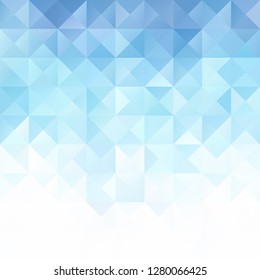 Blue Grid Mosaic Background, Creative Design Templates