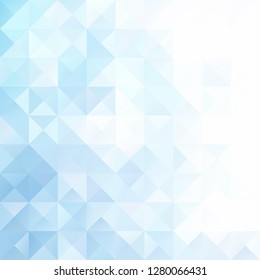 Blue Grid Mosaic Background, Creative Design Templates