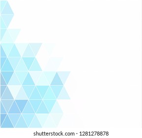 Blue Grid Mosaic Background, Creative Design Templates