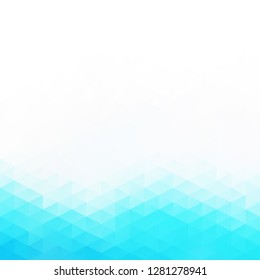 Blue Grid Mosaic Background, Creative Design Templates