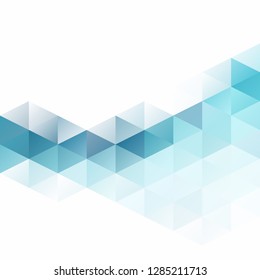 Blue Grid Mosaic Background, Creative Design Templates
