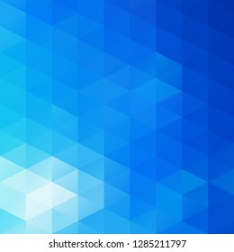Blue Grid Mosaic Background, Creative Design Templates