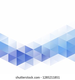Blue Grid Mosaic Background, Creative Design Templates